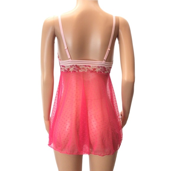 French Affair Azalea Babydoll Nightie & Panty Set - Picture 5 of 9